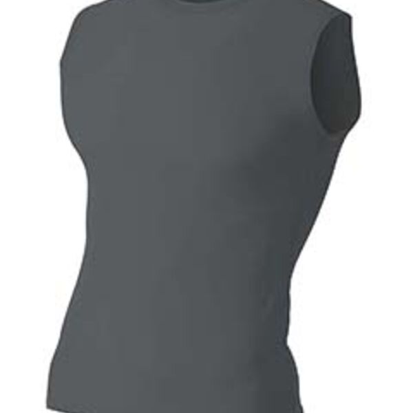 Youth Sleeveless Compression Muscle T-Shirt Thumbnail