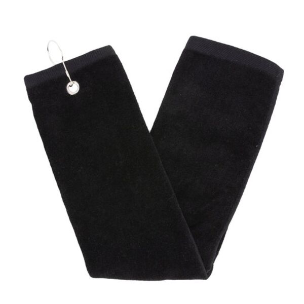 Trifold Golf Towel with Grommet and Hook Thumbnail