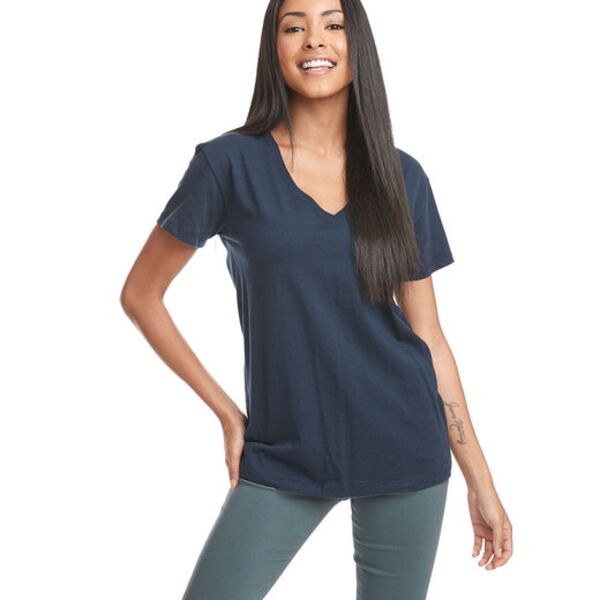Ladies' Relaxed V-Neck T-Shirt Thumbnail