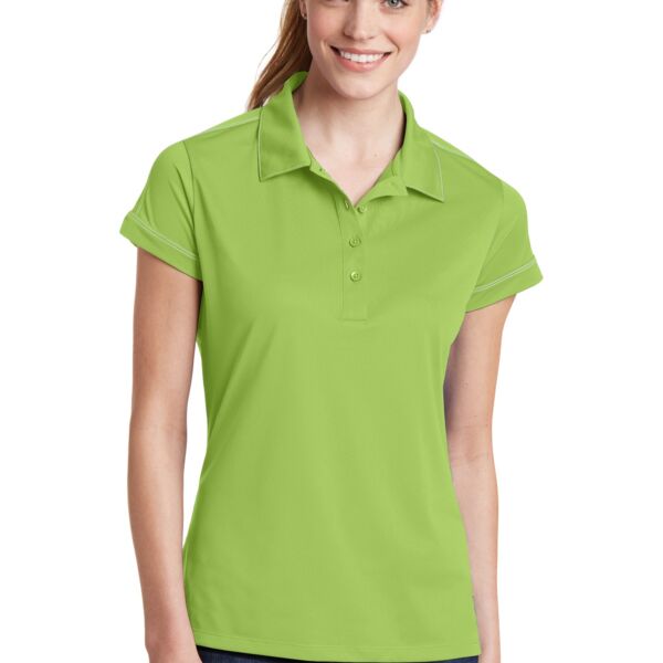 Ladies Contrast Stitch Micropique Sport Wick® Polo Thumbnail