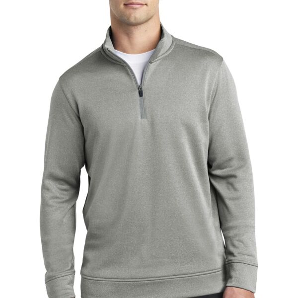 PosiCharge ® Sport Wick ® Heather Fleece 1/4 Zip Pullover - AF Thumbnail
