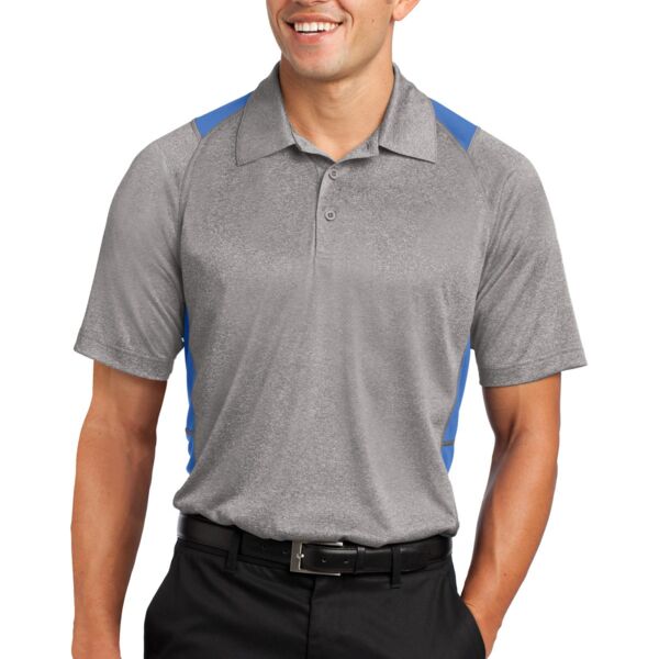 Heather Colorblock Contender ™ Polo - AF Thumbnail