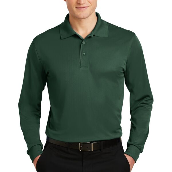 Long Sleeve Micropique Sport Wick ® Polo - AF Thumbnail
