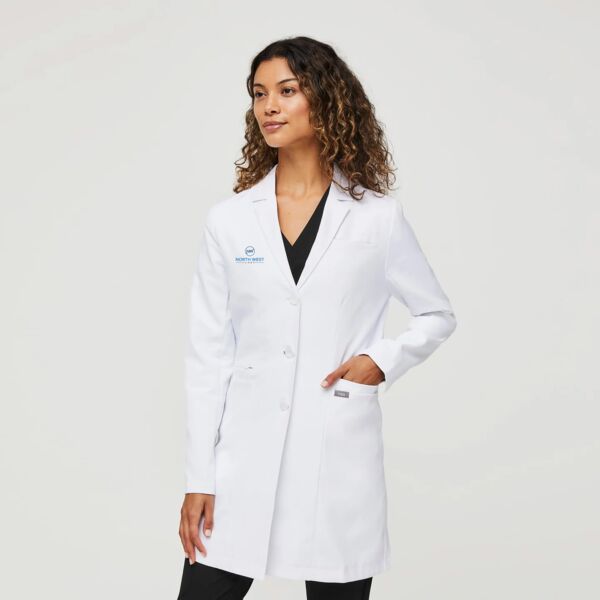 Women's Bellevue Slim Long Lab Coat Thumbnail