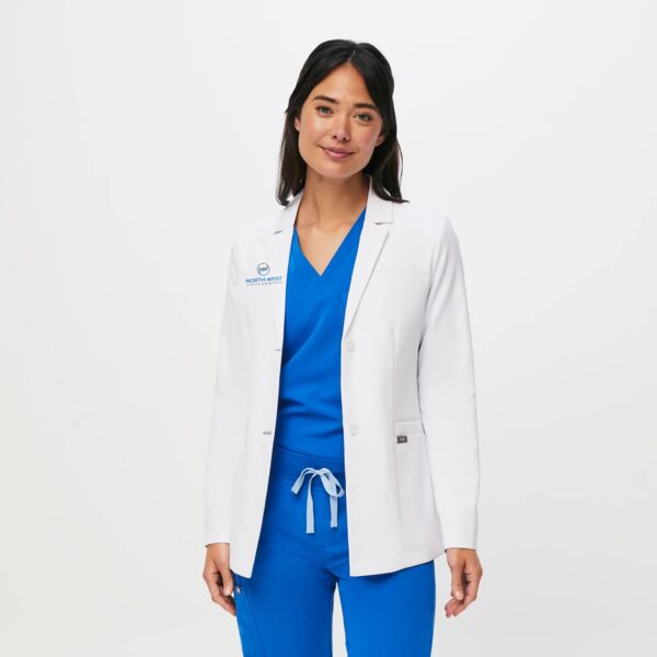 Women's Bellevue Slim Short Lab Coat Thumbnail