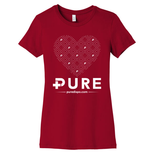 Pure Valentine - Women's Slim Fit Tee Thumbnail